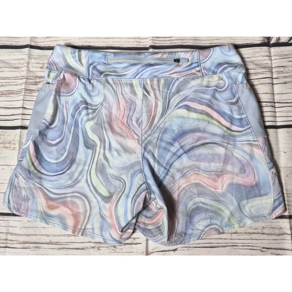 Athleta Girl Sz XL (14) Record Breaker 3” Running Short Blue/Pink Swirl Pattern - Picture 5 of 9
